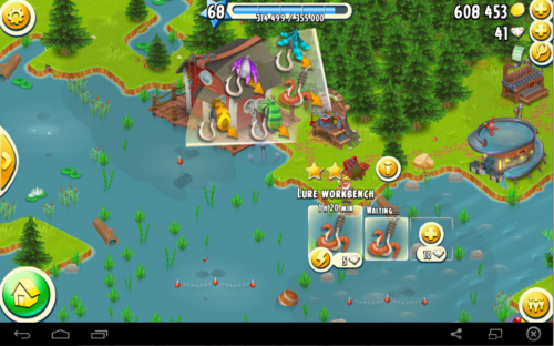 Hay Day Hints for Fishing lures