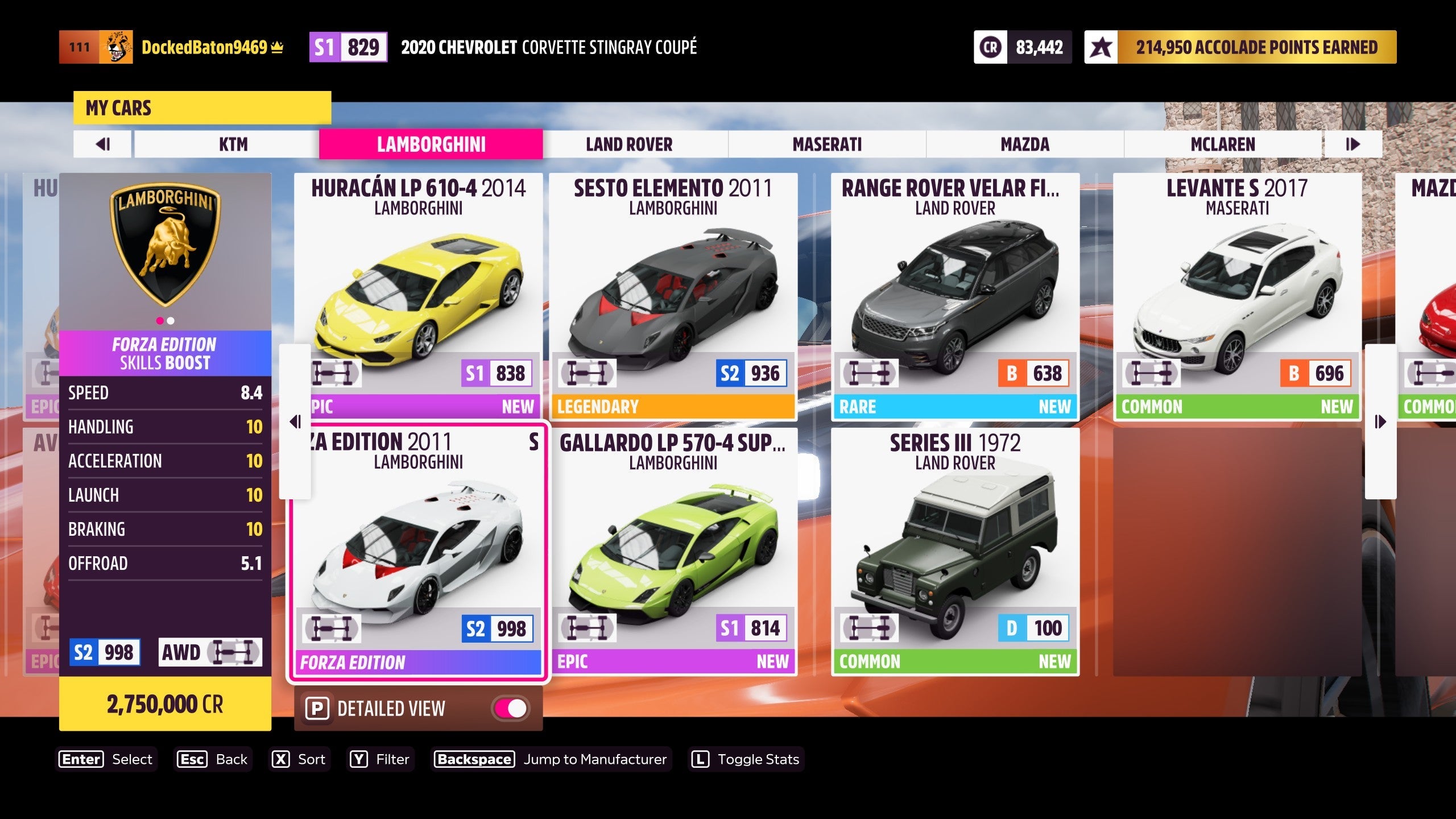 Forza Horizon 5 Tip #12- Purchase New Upgrades Over New Cars