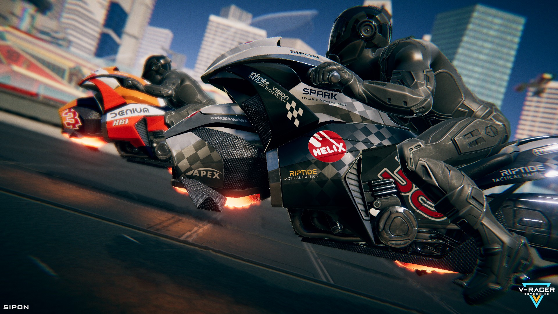 VR Racing Game #20- V Racer Hoverbike 