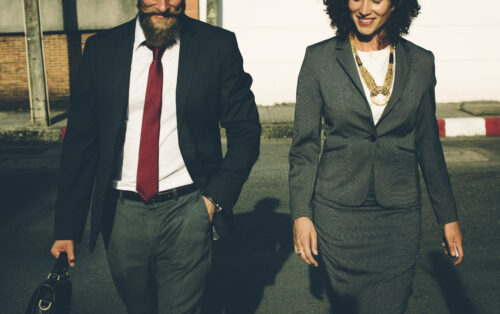  Business people in business attire