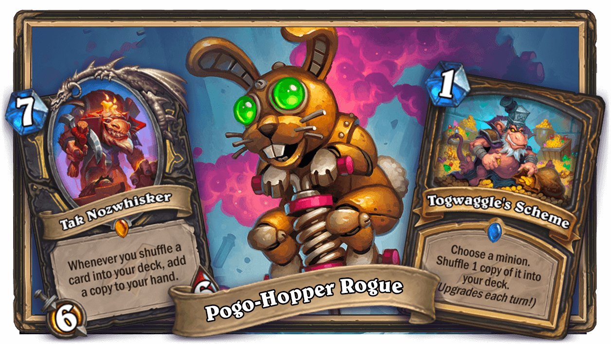 Pogo Rogue Deck One of the Top and Best Heartstone Deck