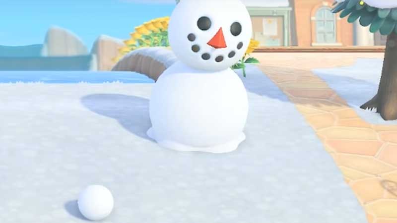 snowflakes in Animal Crossing