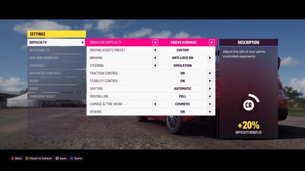 Forza Horizon 5 Tip #1- Customizing Driving Assists