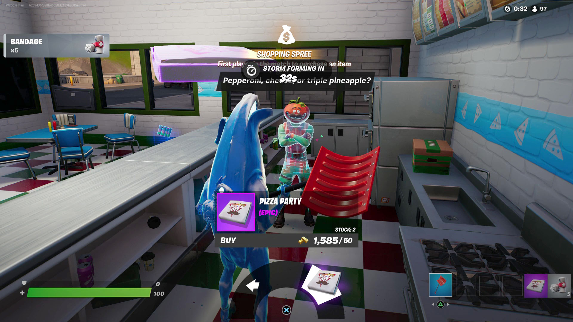 Use Fortnite Pizza Party Items To Get Fortnite Pizza Slices