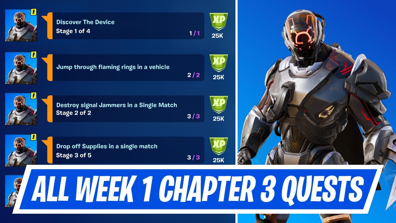 Fortnite Quests Week 1 