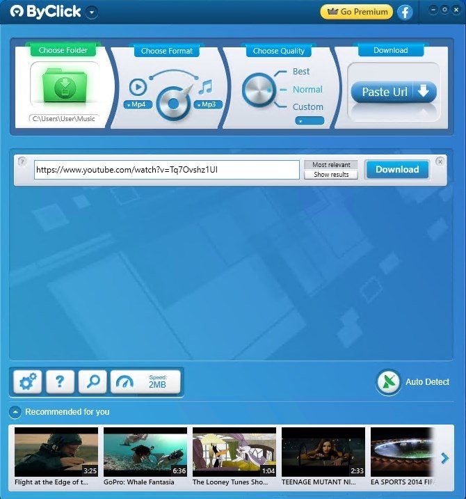 YouTube ByClick Downloader