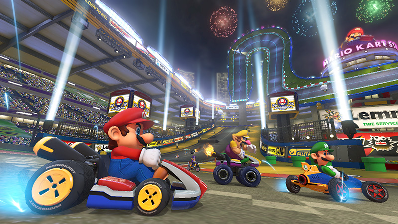 Skid and Get a Boost In Mario Kart 8 Deluxe 