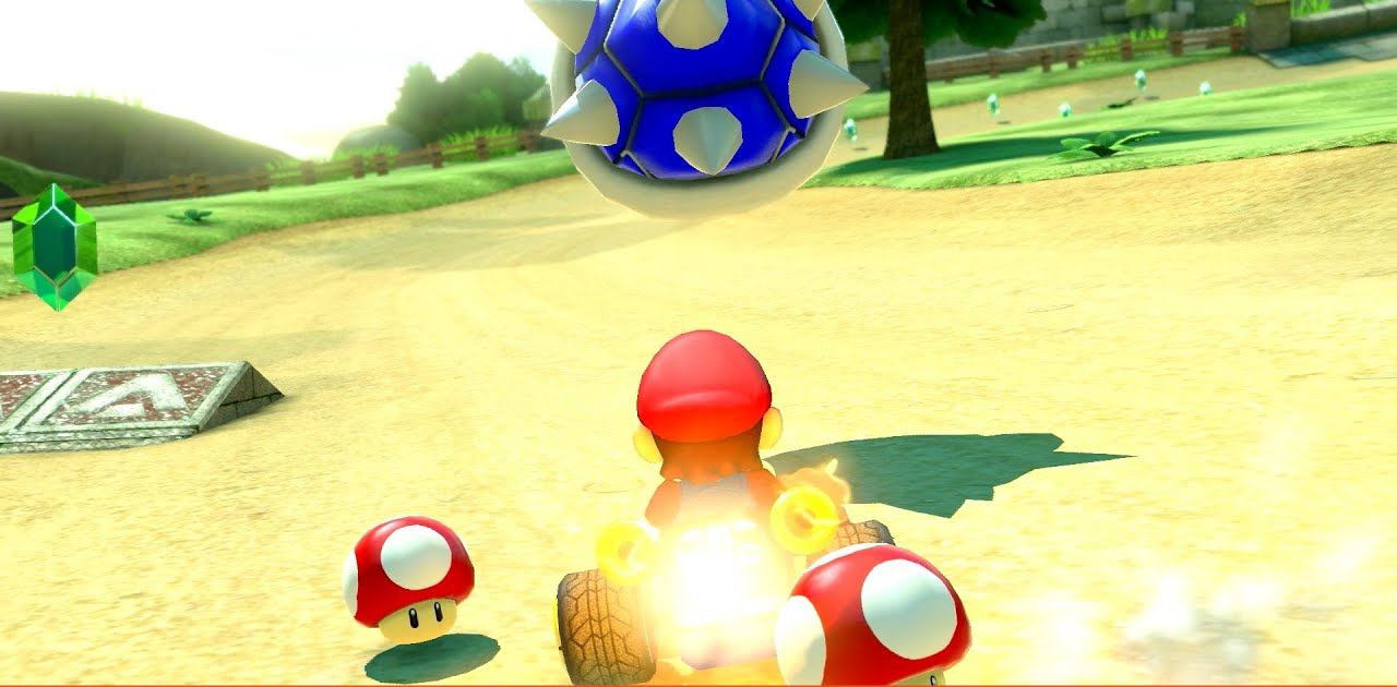 Method #3 - Avoid Blue Shells by hitting a boost pad or using a boost mushroom 