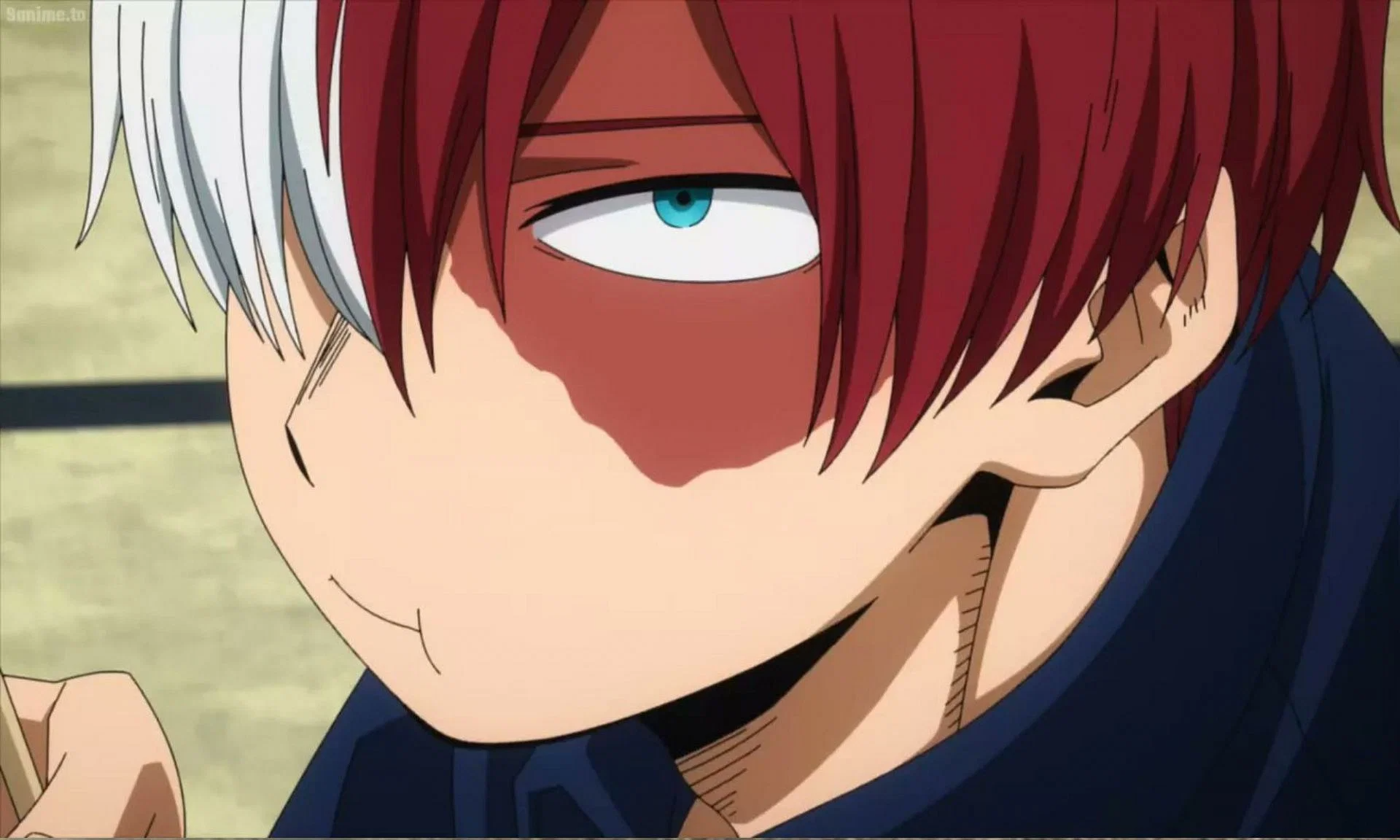 How did Shoto Todoroki get his scar?