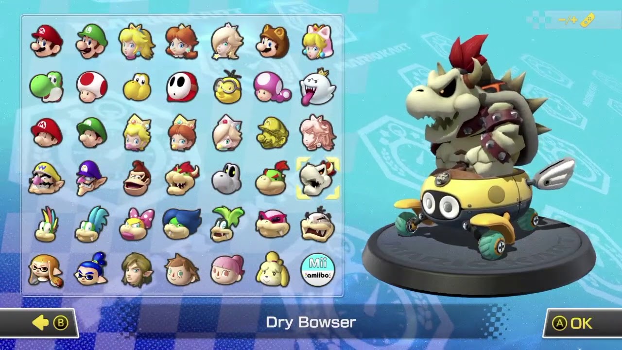 Choosing the Best Combo for Building the Fastest Kart in Mario Kart 8 Deluxe