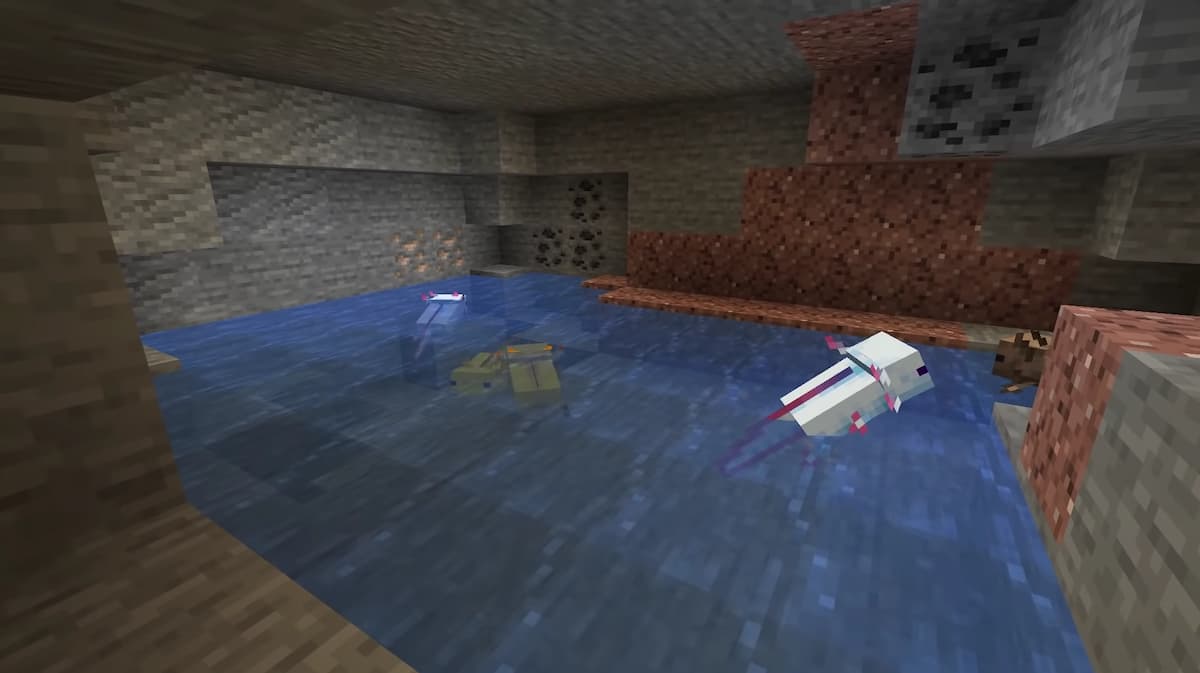 Where to find Axolotls in Minecraft?