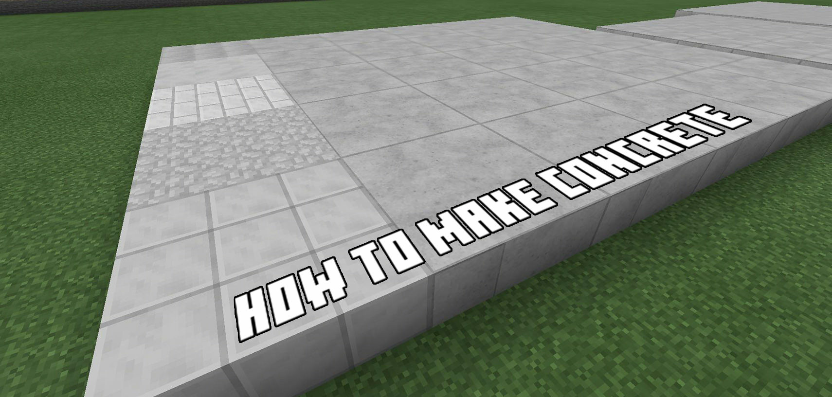 How to make Concrete in Minecraft?