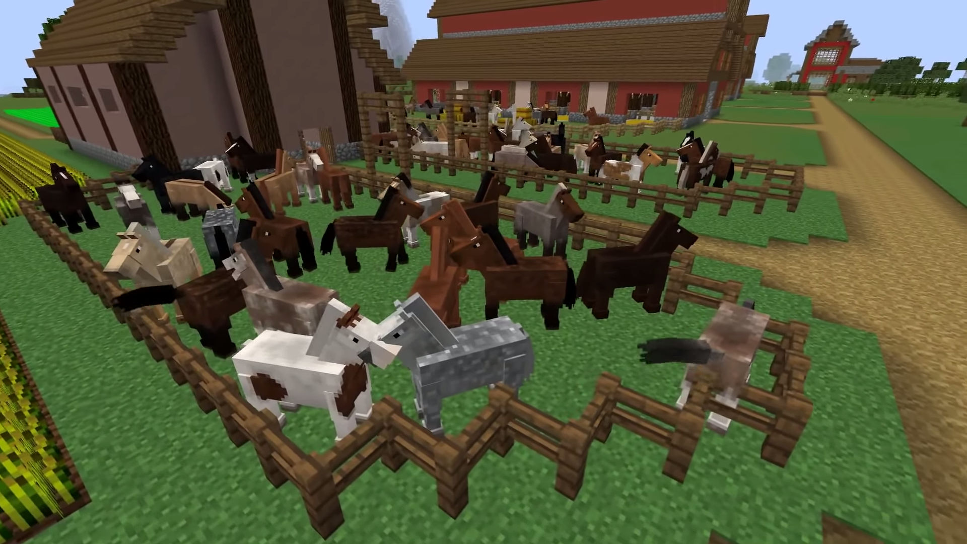 Breeding Horses to Create Mules in Minecraft