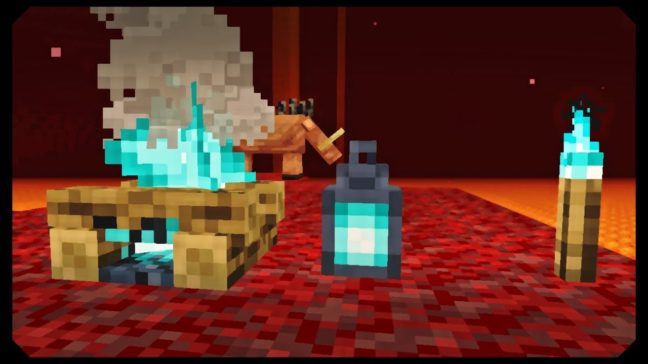 Making a Campfire in Minecraft 