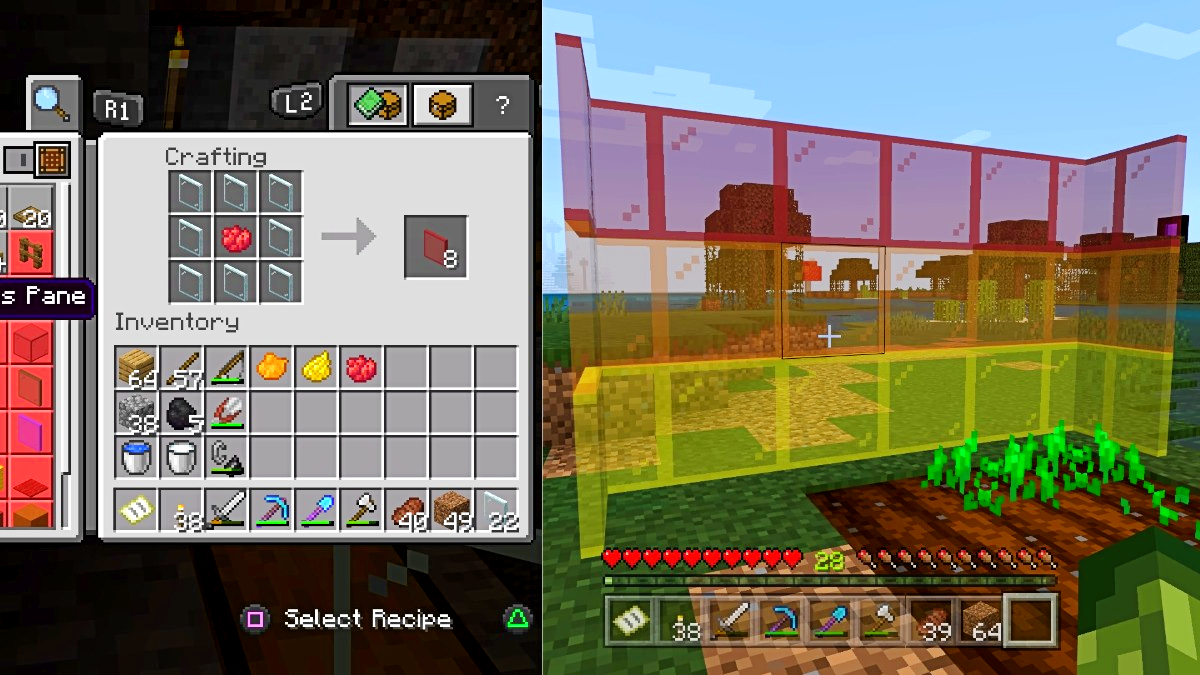 How to make glass in Minecraft?