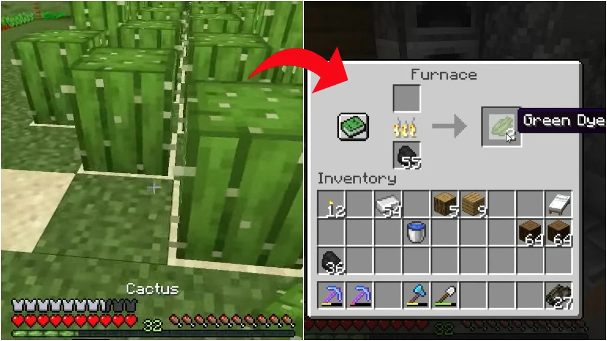 How to make Green Dye in Minecraft?